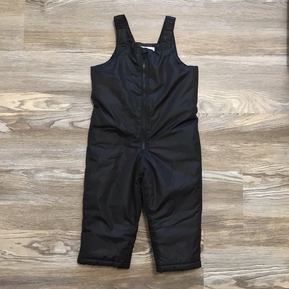 Old Navy Black Jack Water-Resistant Snow Bib Unisex 2T